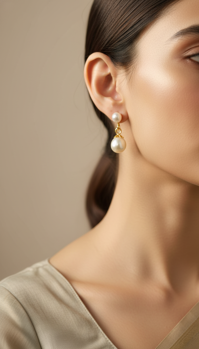 Fresh Water Pearl Earrings